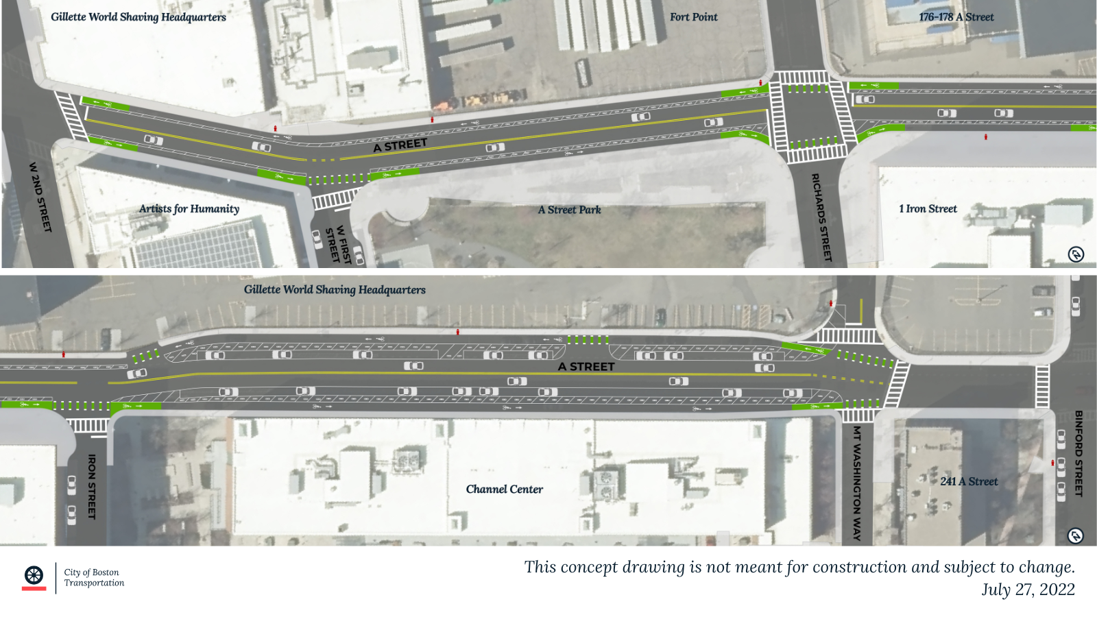 A Street Better Bike Lanes Boston.gov